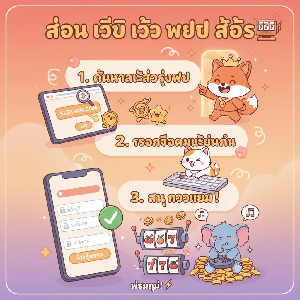 สอน วิธี เข้า เว็บ สล็อต - การเข้าสู่ระบบ