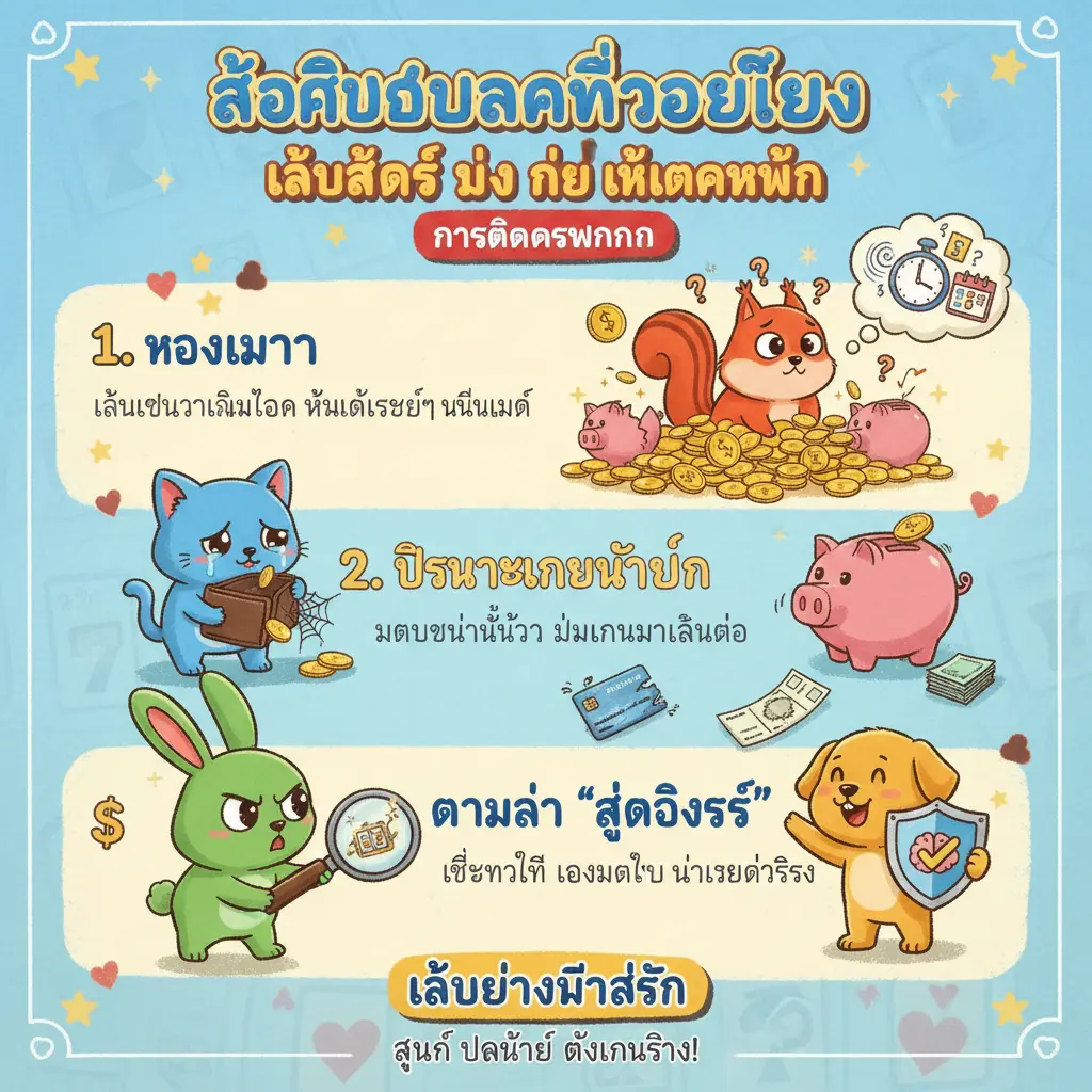 เล่นสล็อต ยัง ไง ให้แตกหมื่น - การติดการพนัน