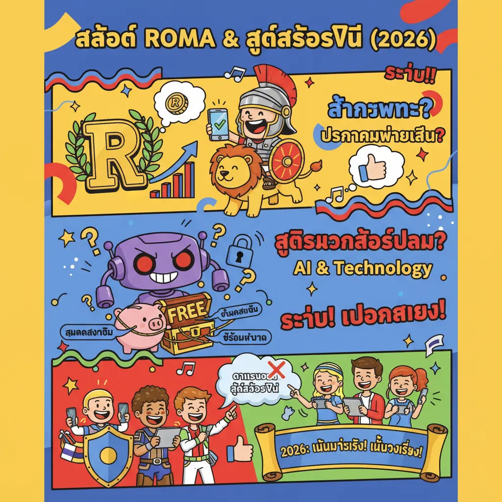 ดาวน์โหลด สูตรสล็อตฟรี ไม่ต้องสมัคร - สล็อต Roma