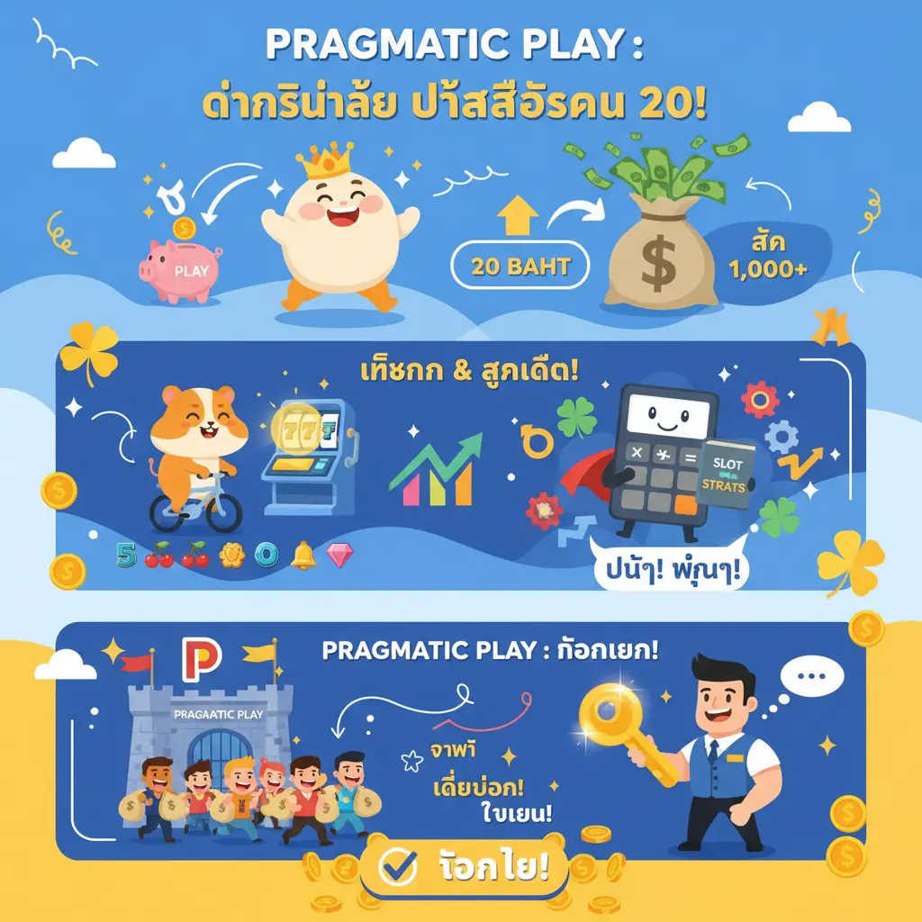 วิธี ปั่นสล็อตทุน 20 - Pragmatic Play