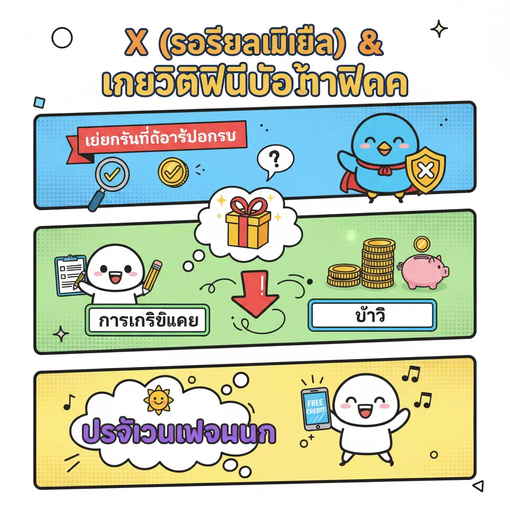 เครดิตฟรีไม่ต้องฝาก - X โซเชียลมีเดีย