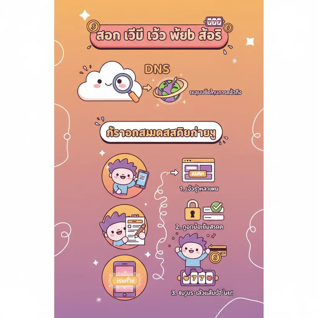 สอน วิธี เข้า เว็บ สล็อต - DNS