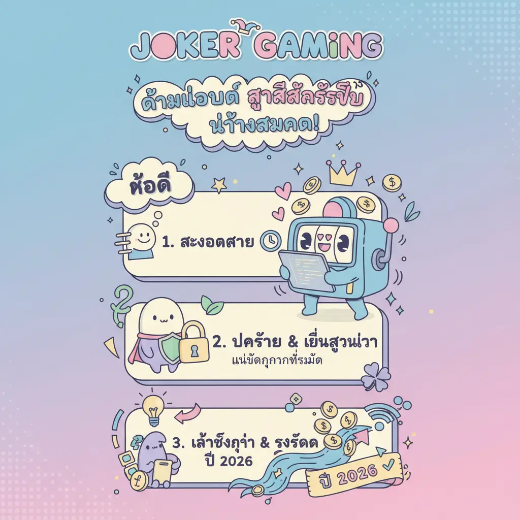 ดาวน์โหลด สูตรสล็อตฟรี ไม่ต้องสมัคร - Joker Gaming